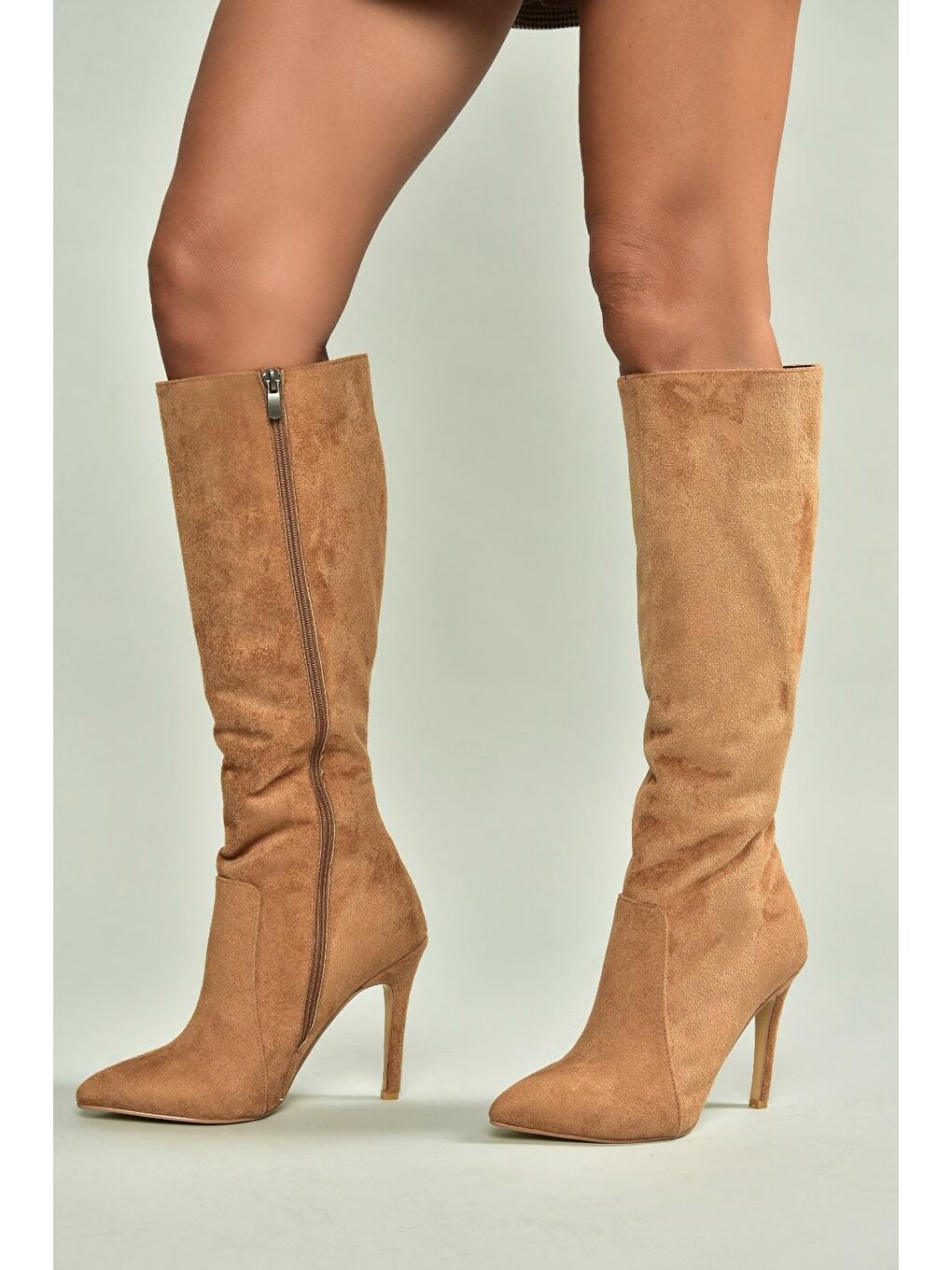 Kahverengi Taba Kadın Çizme N372530102-3