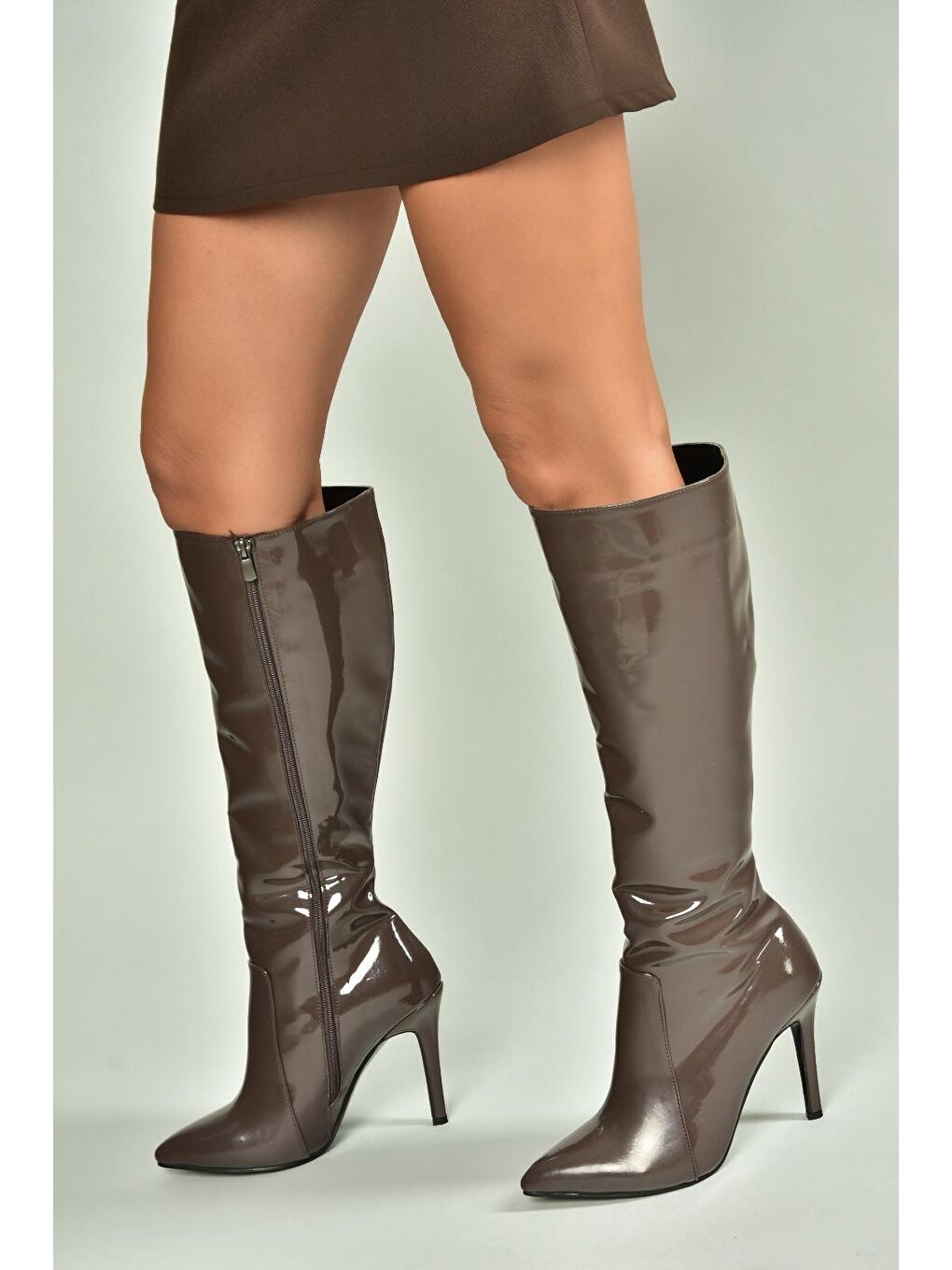 Kahverengi Kadın Çizme N372530108