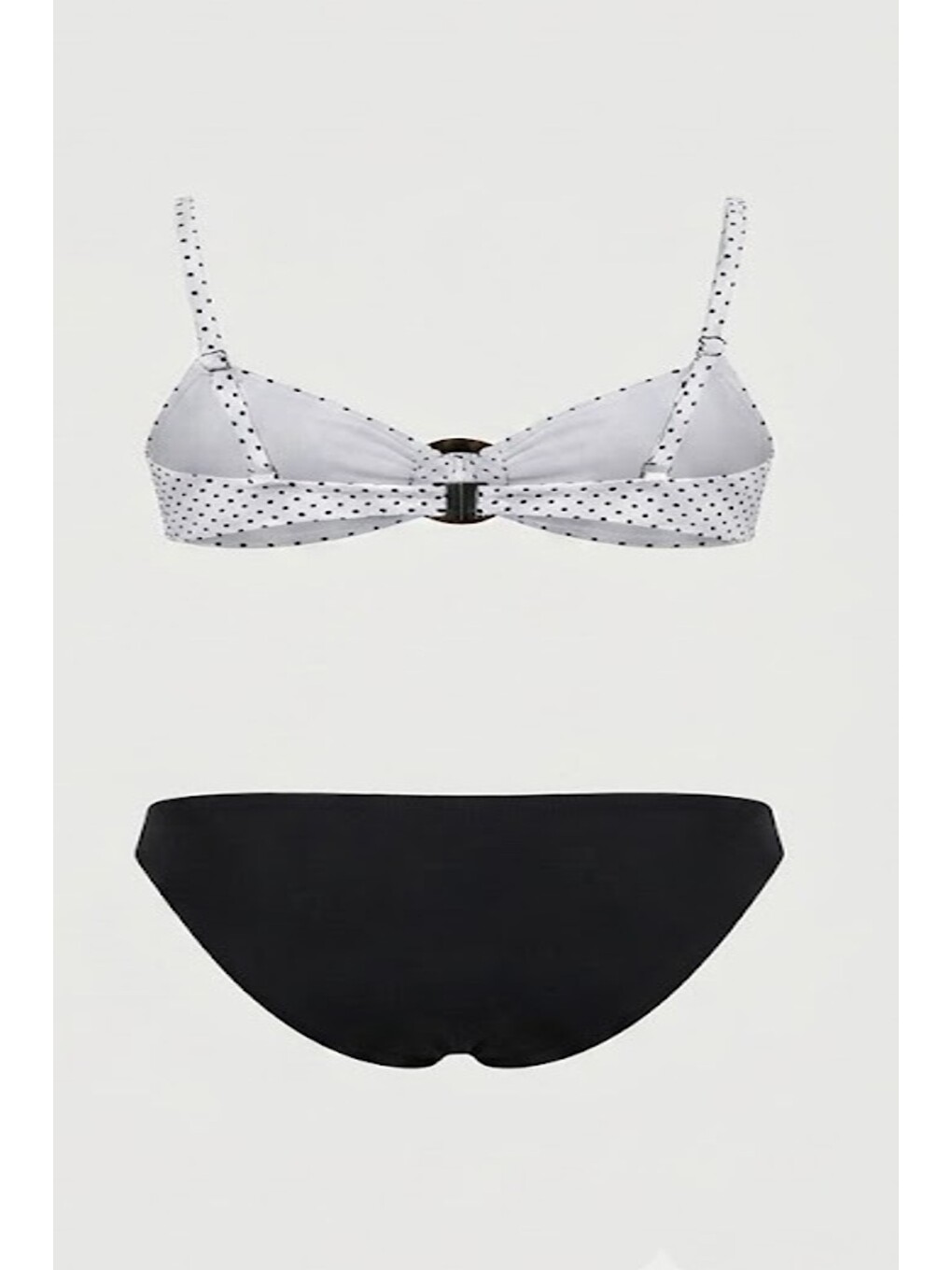 Straplez Bikini Takım 3282 Siyah/beyaz-1
