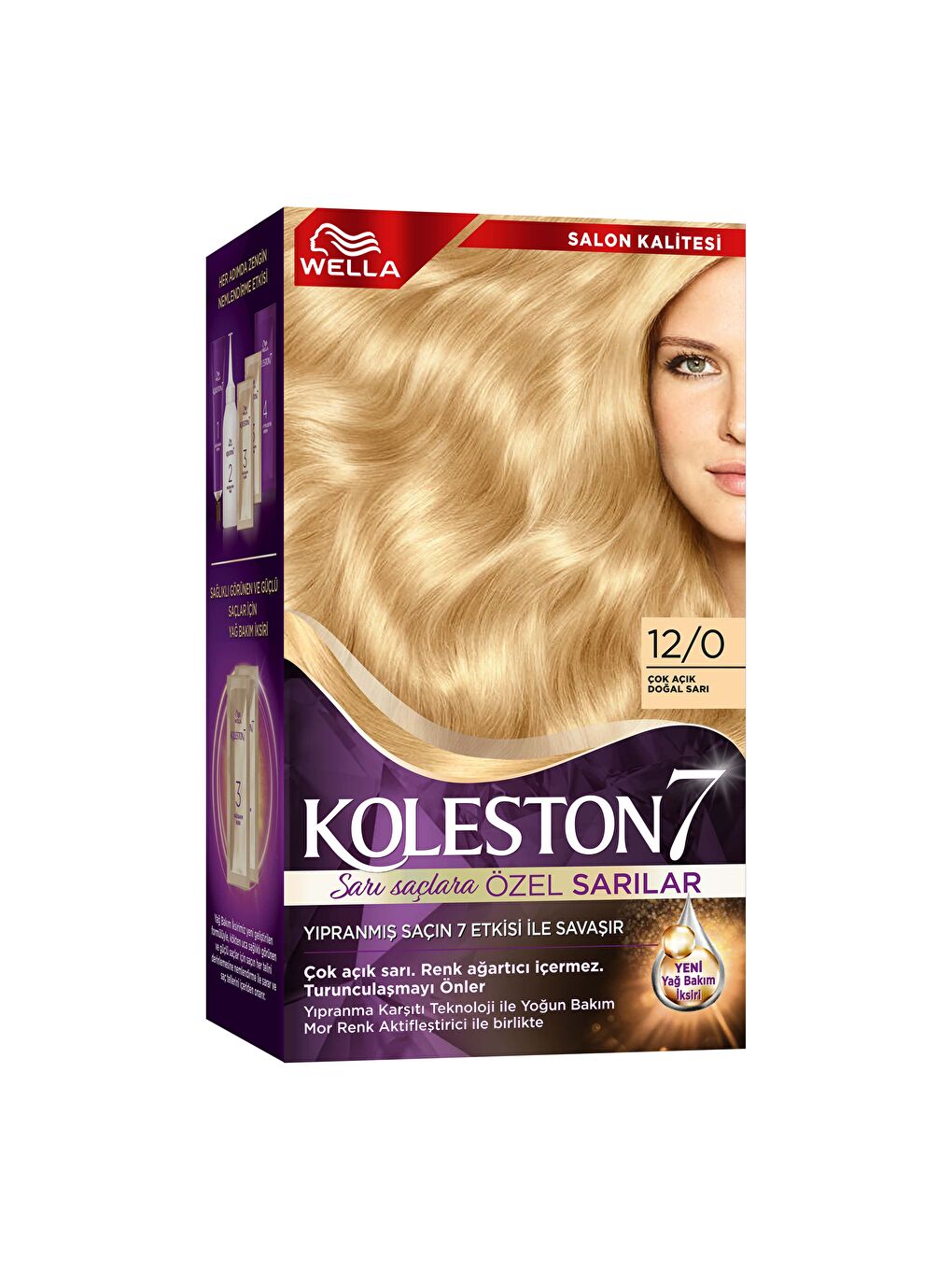 Wella Renksiz Koleston Supreme Kit 12/0 Çok Açık Doğal Sarı *18 - 2