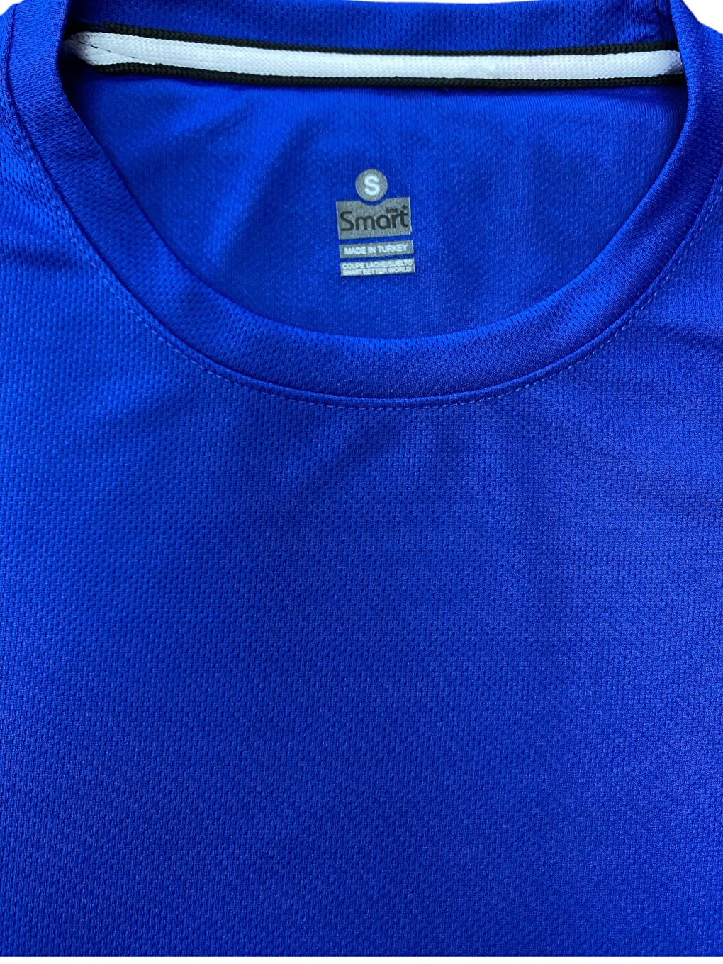 Mavi Erkek Kısa Kollu Spor Hızlı Kuruma Özellikli T-shirt-2