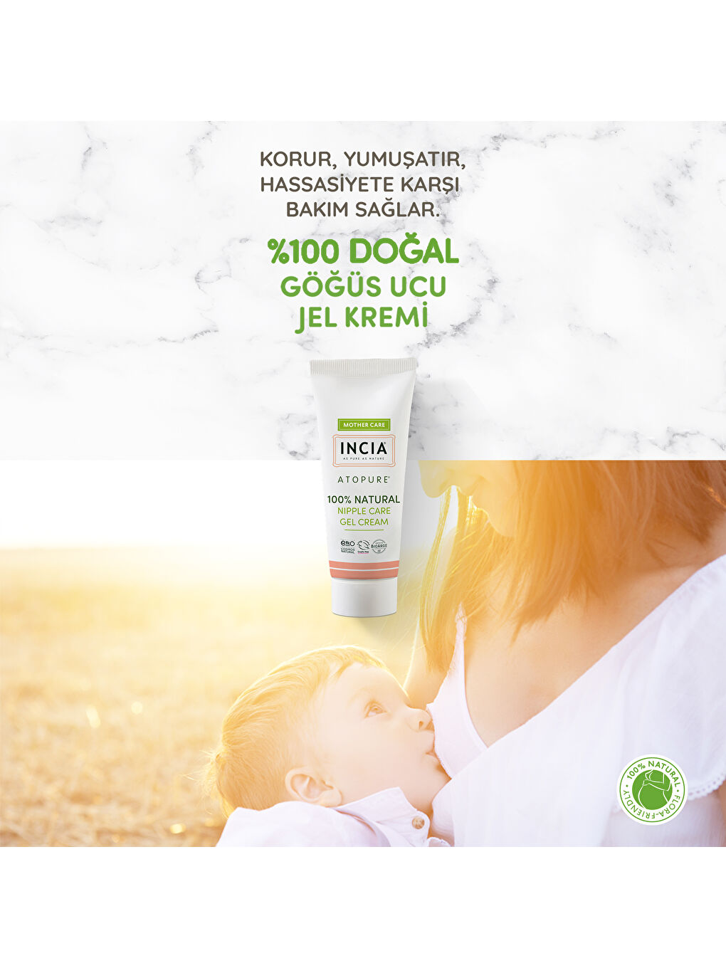 %100 Doğal Göğüs Ucu Bakım Kremi Yumuşatma ve Koruma Lanolin İçermez 30 ml-4