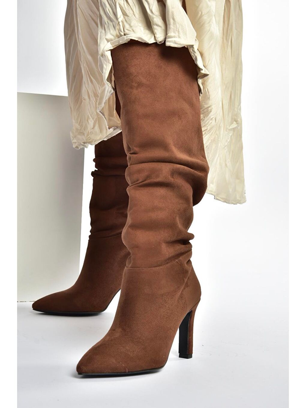 Kahverengi Kadın Çizme L404868002-3