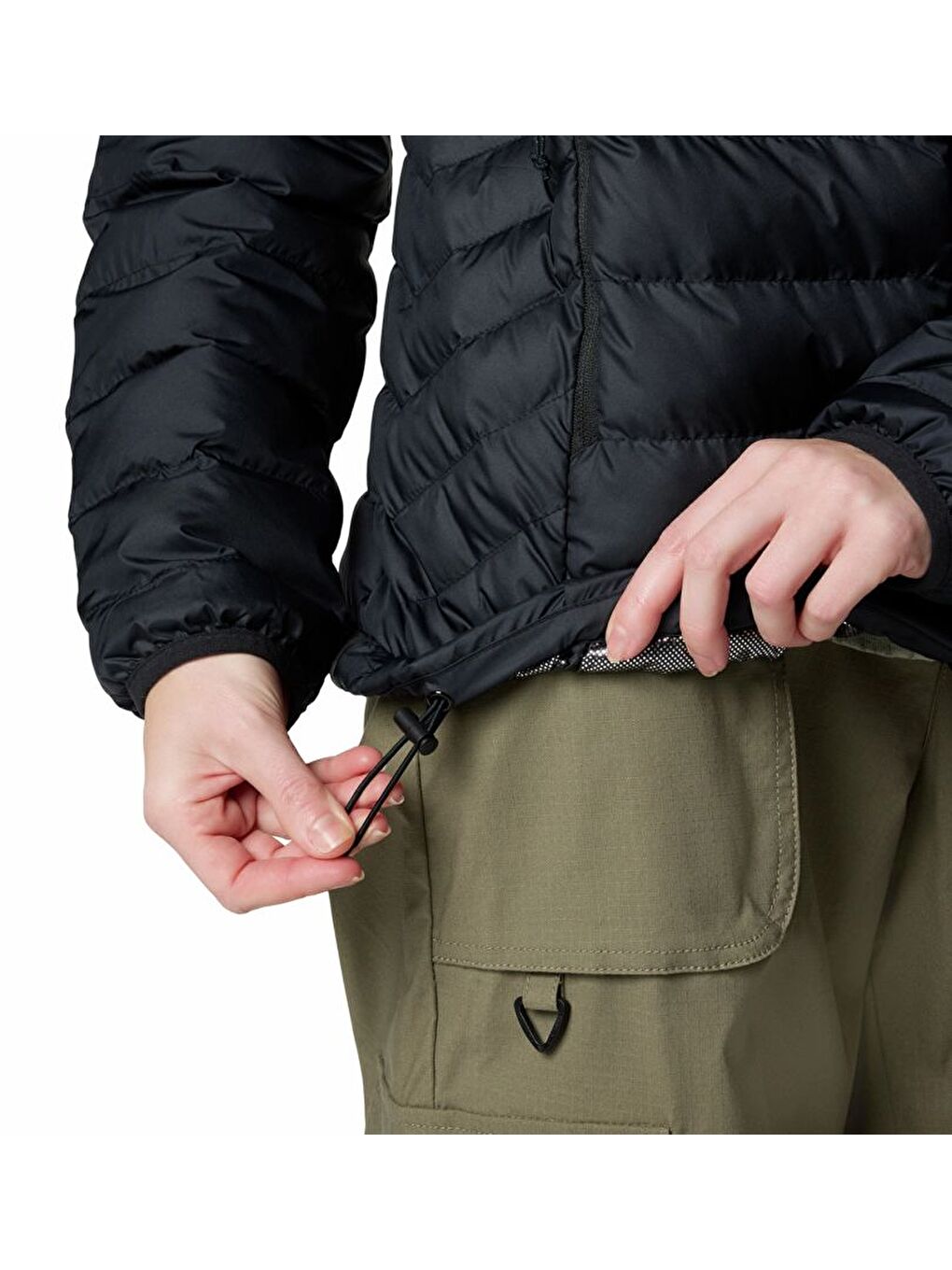 Powder Lite™ II Hooded Jacket Siyah Kadın Outdoor Mont WK8123-4