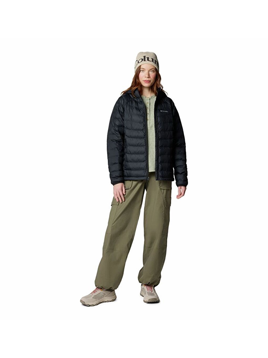 Powder Lite™ II Hooded Jacket Siyah Kadın Outdoor Mont WK8123-5