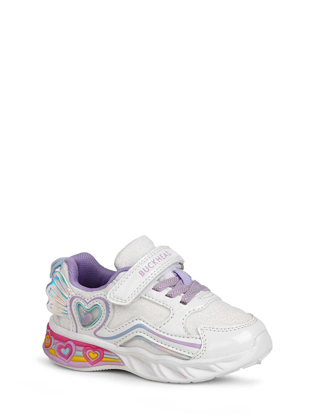 BUCK3046 BERRY Beyaz Kız Çocuk Sneaker-1