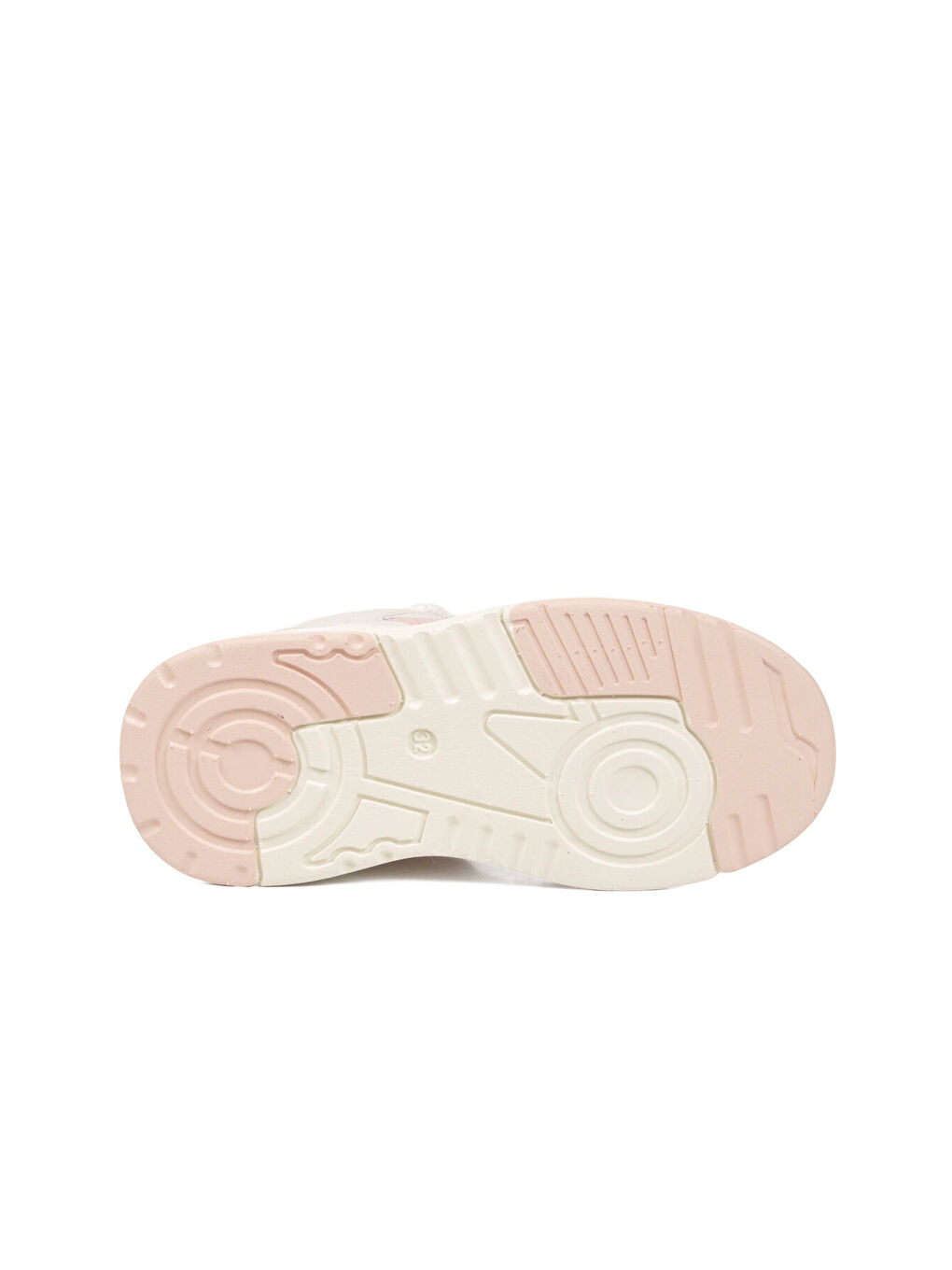 Beyaz Pudra Fileli Hafif Esnek Kız Çocuk Spor Ayakkabı Jacop F-4