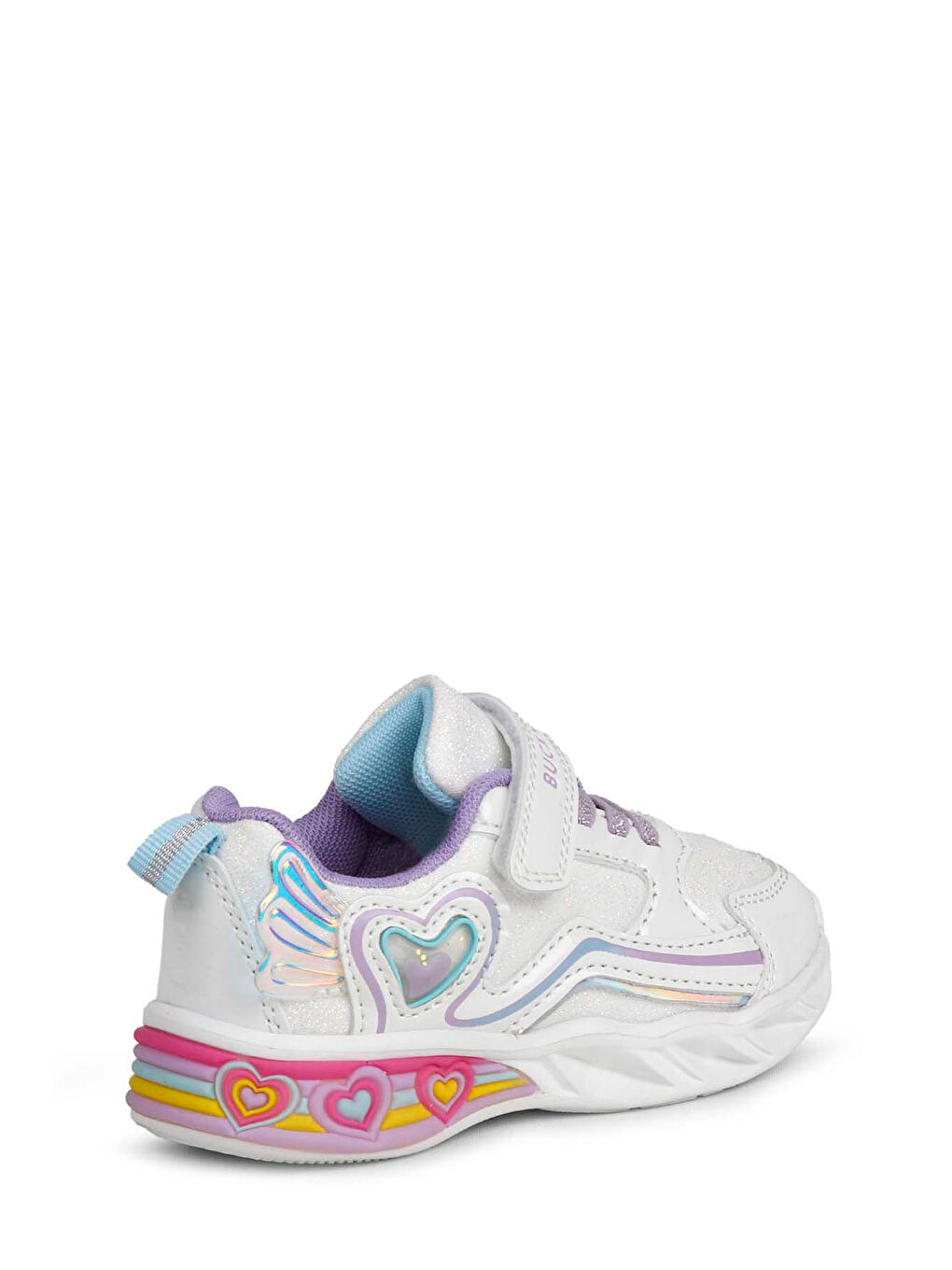 BUCK3046 BERRY Beyaz Kız Çocuk Sneaker-2