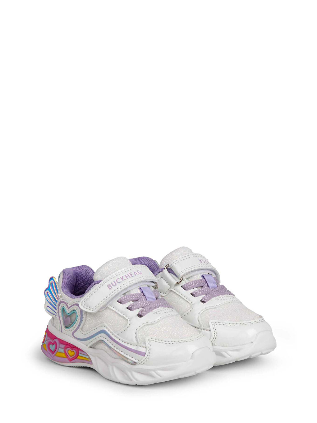 BUCK3046 BERRY Beyaz Kız Çocuk Sneaker-3