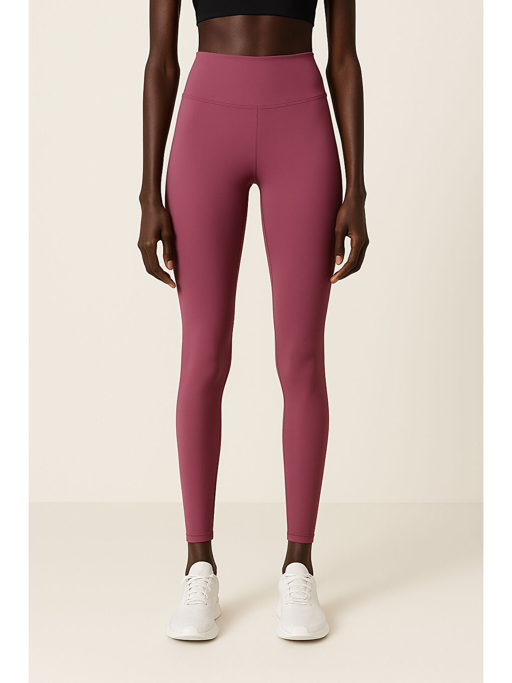 Mürdüm Kadın Yüksek Bel Toparlayıcı Tam Boy Spor Tayt