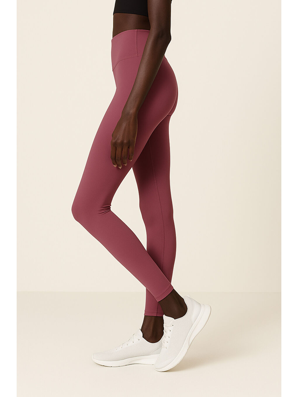 Mürdüm Kadın Yüksek Bel Toparlayıcı Tam Boy Spor Tayt-1