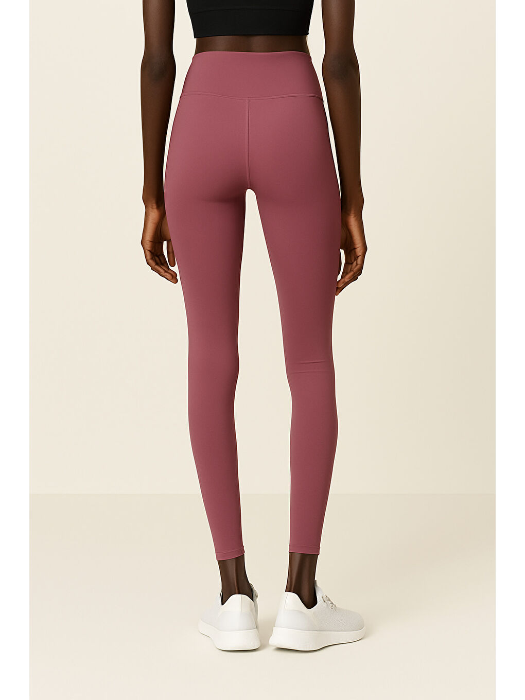 Mürdüm Kadın Yüksek Bel Toparlayıcı Tam Boy Spor Tayt-2