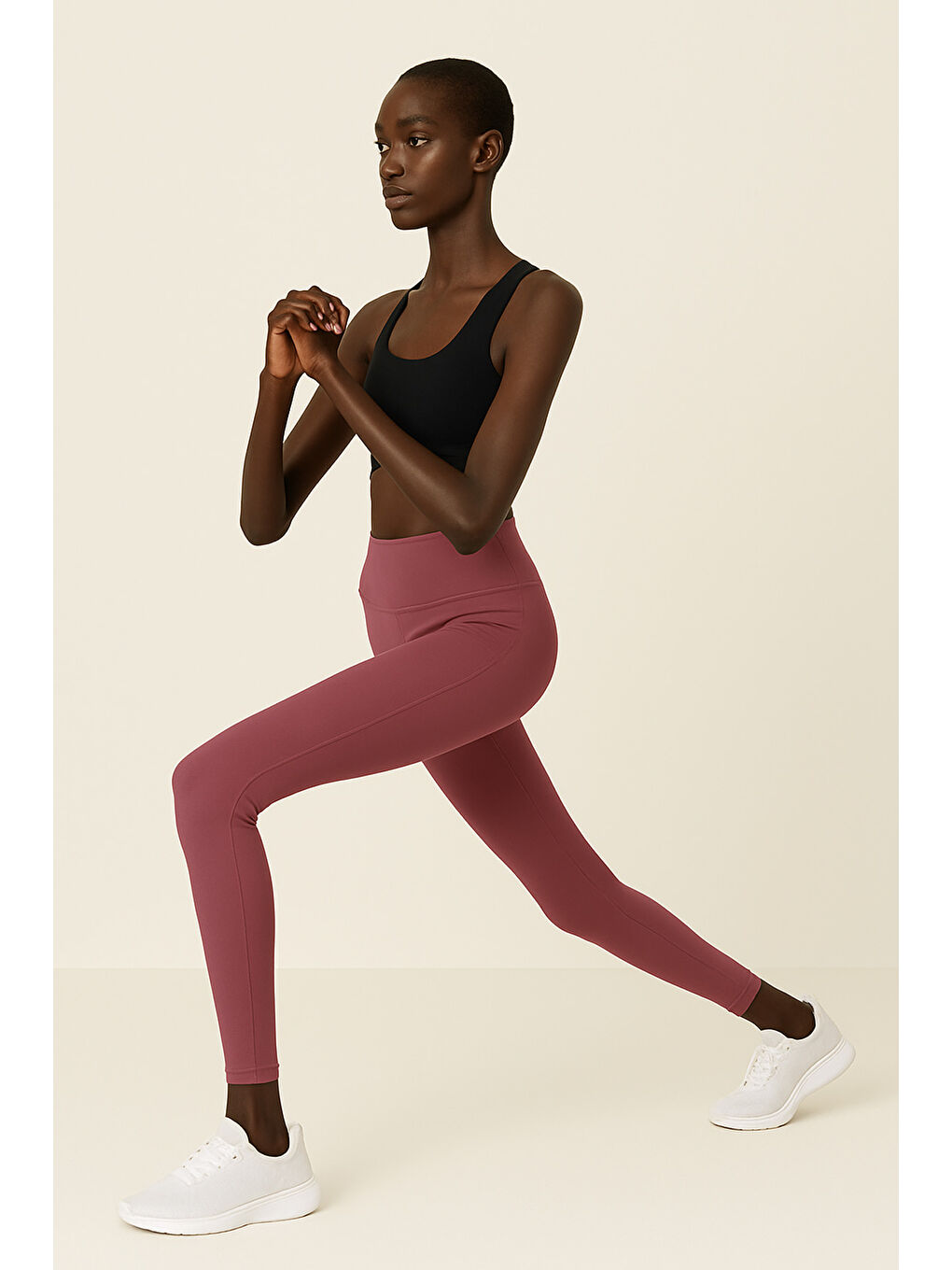 Mürdüm Kadın Yüksek Bel Toparlayıcı Tam Boy Spor Tayt-3