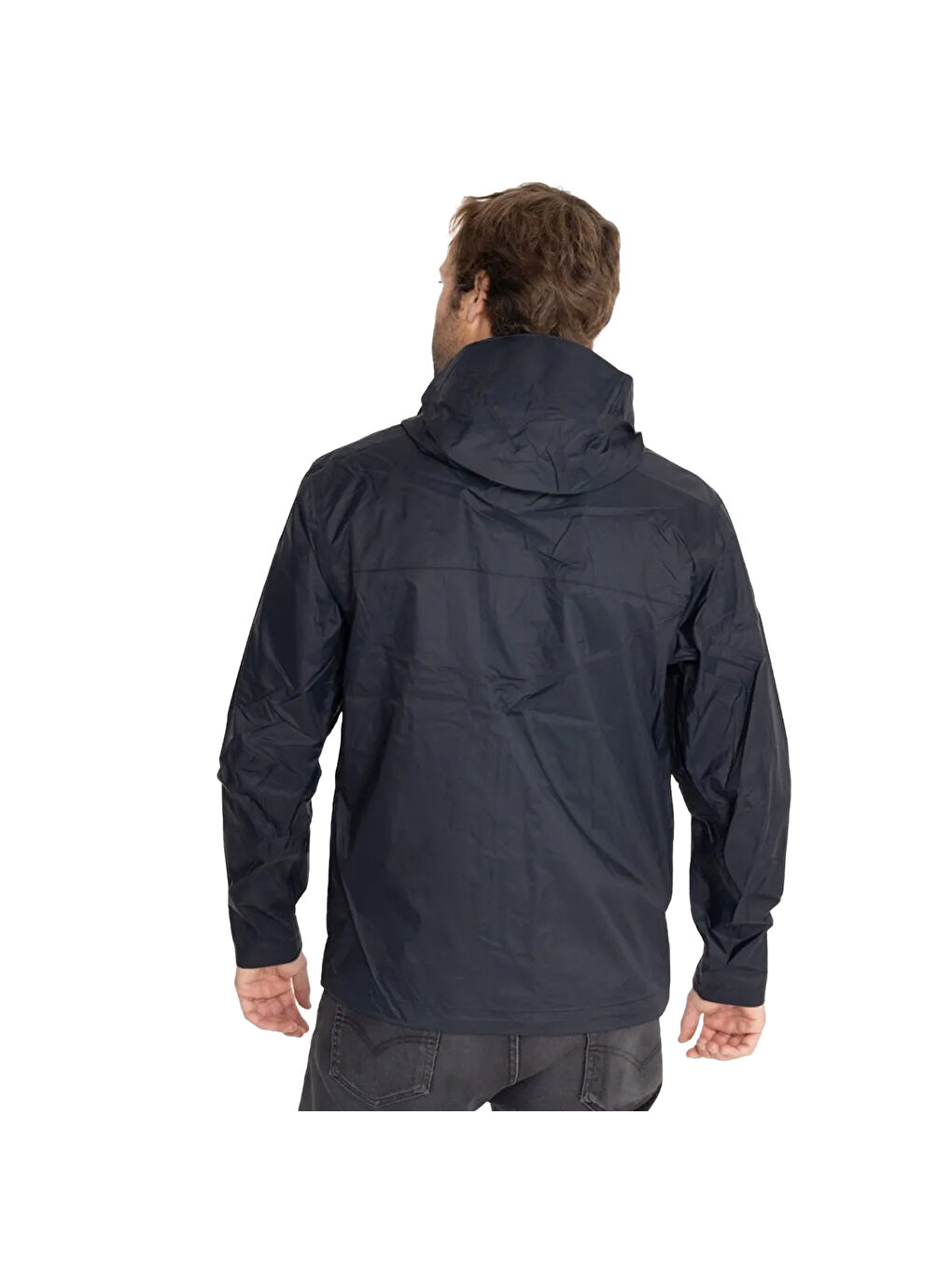 Fallon Rain Shell Erkek Siyah Yağmurluk-5