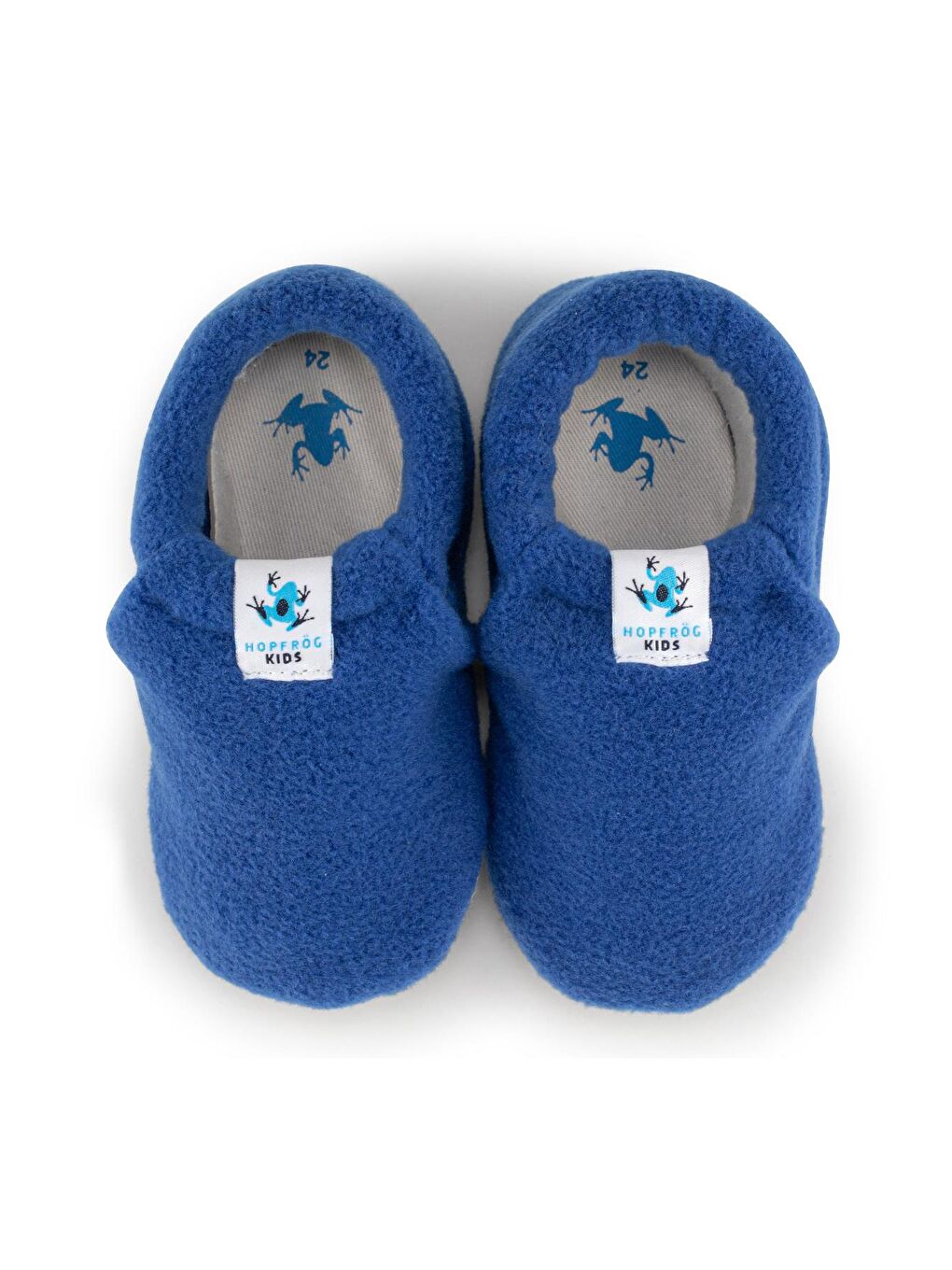 Mavi Polar Fleece Saks Polar Barefoot Patik (Hediye Seti)