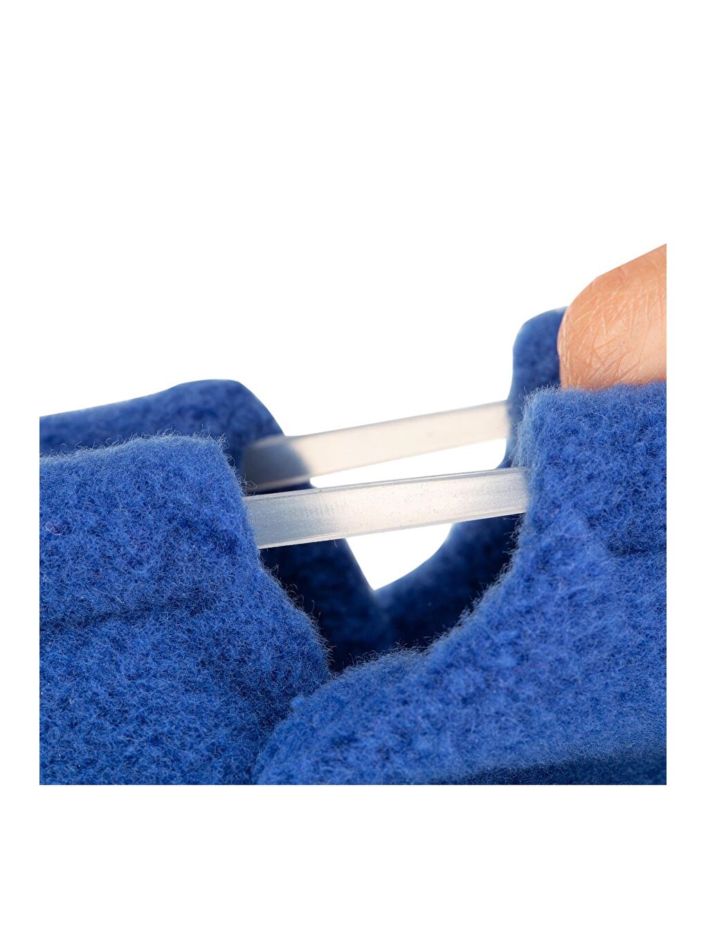 Mavi Polar Fleece Saks Polar Barefoot Patik (Hediye Seti)-5