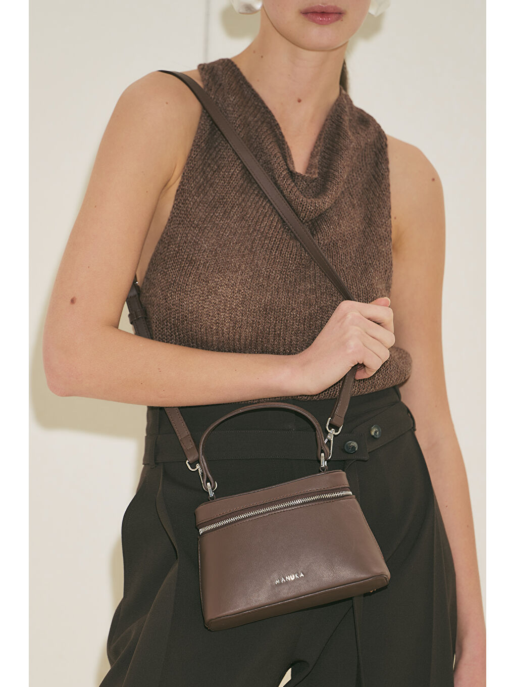 Izzy Mini Çanta Kahverengi