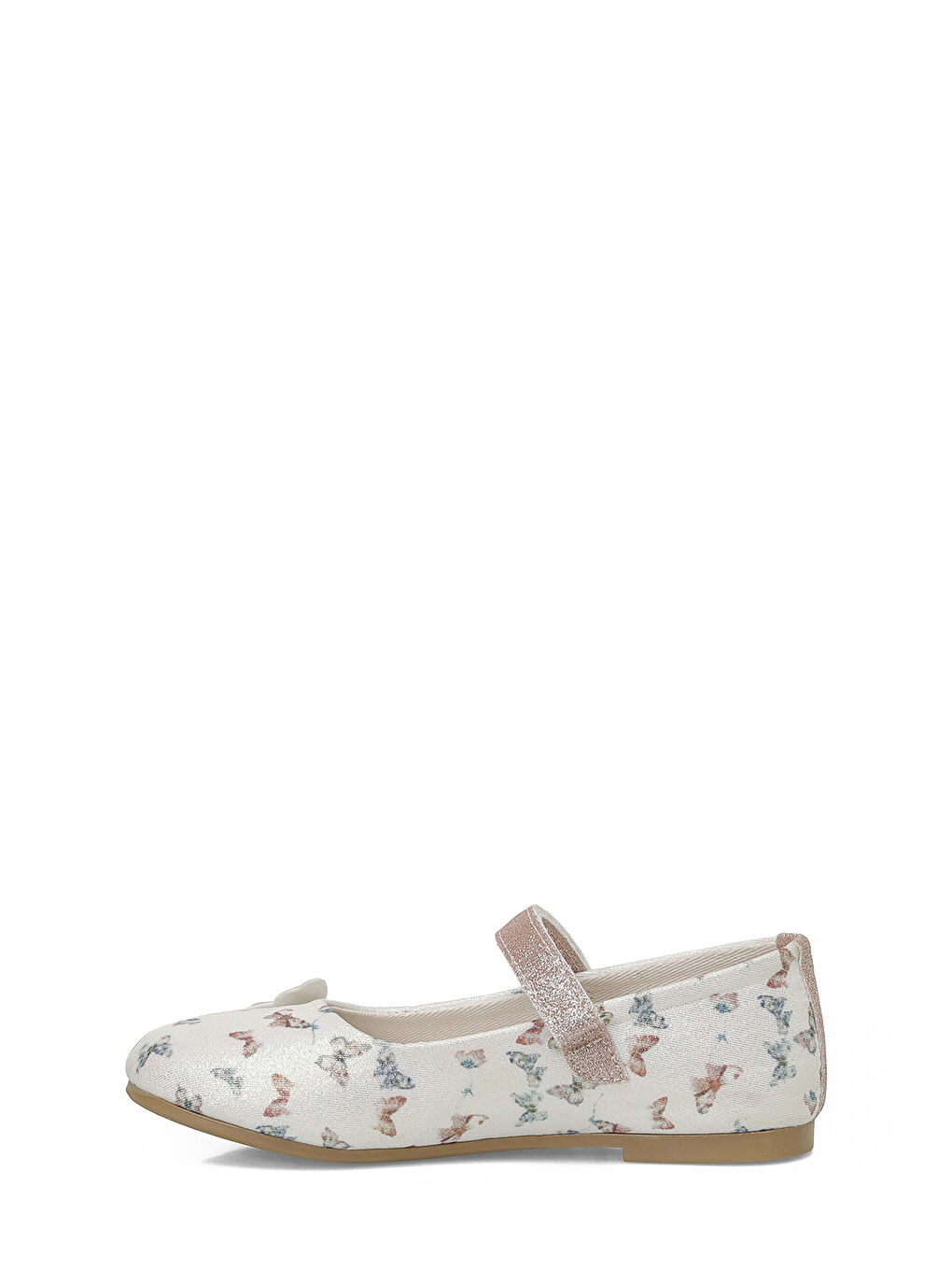 Bej BUTY.P6FX Krem Kız Çocuk Babet-2