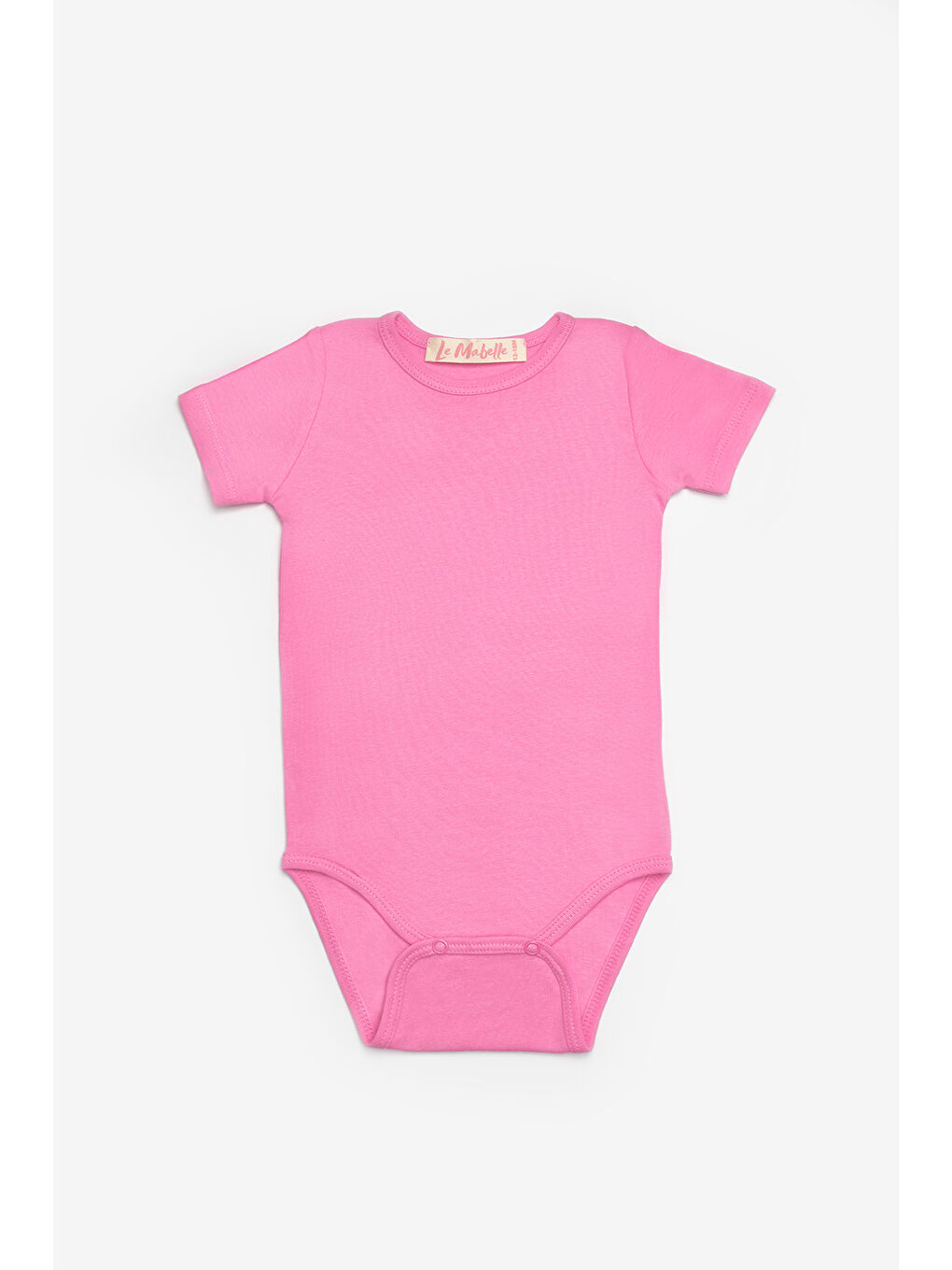 Fuşya Çiçek Desenli İkili Kız Bebek Zıbın Set - Zoe-1