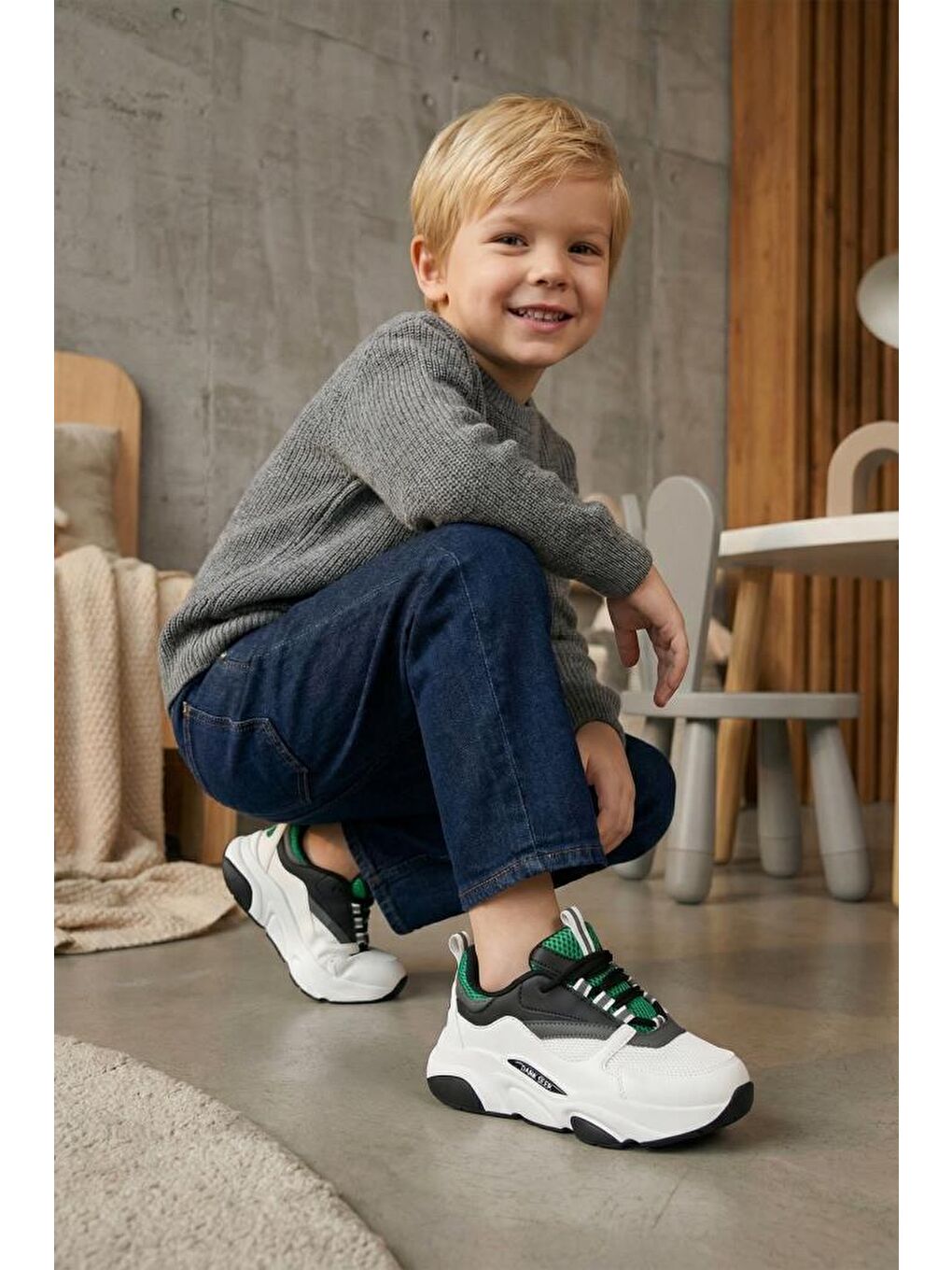 Beyaz KİDS DS E 1838 Sneaker 2025 Çocuk-3