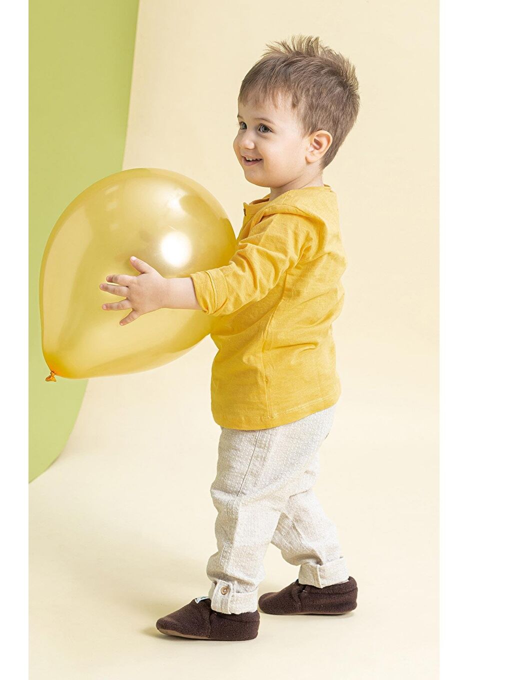 Kahverengi Polar Fleece Kahve Polar Barefoot Patik (Hediye Seti)-4