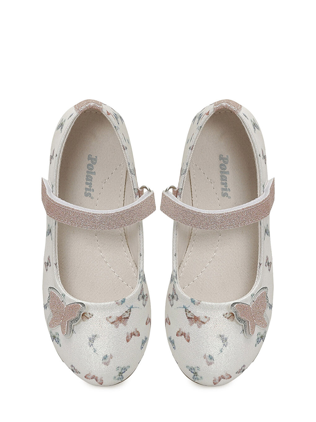 Bej BUTY.P6FX Krem Kız Çocuk Babet-3