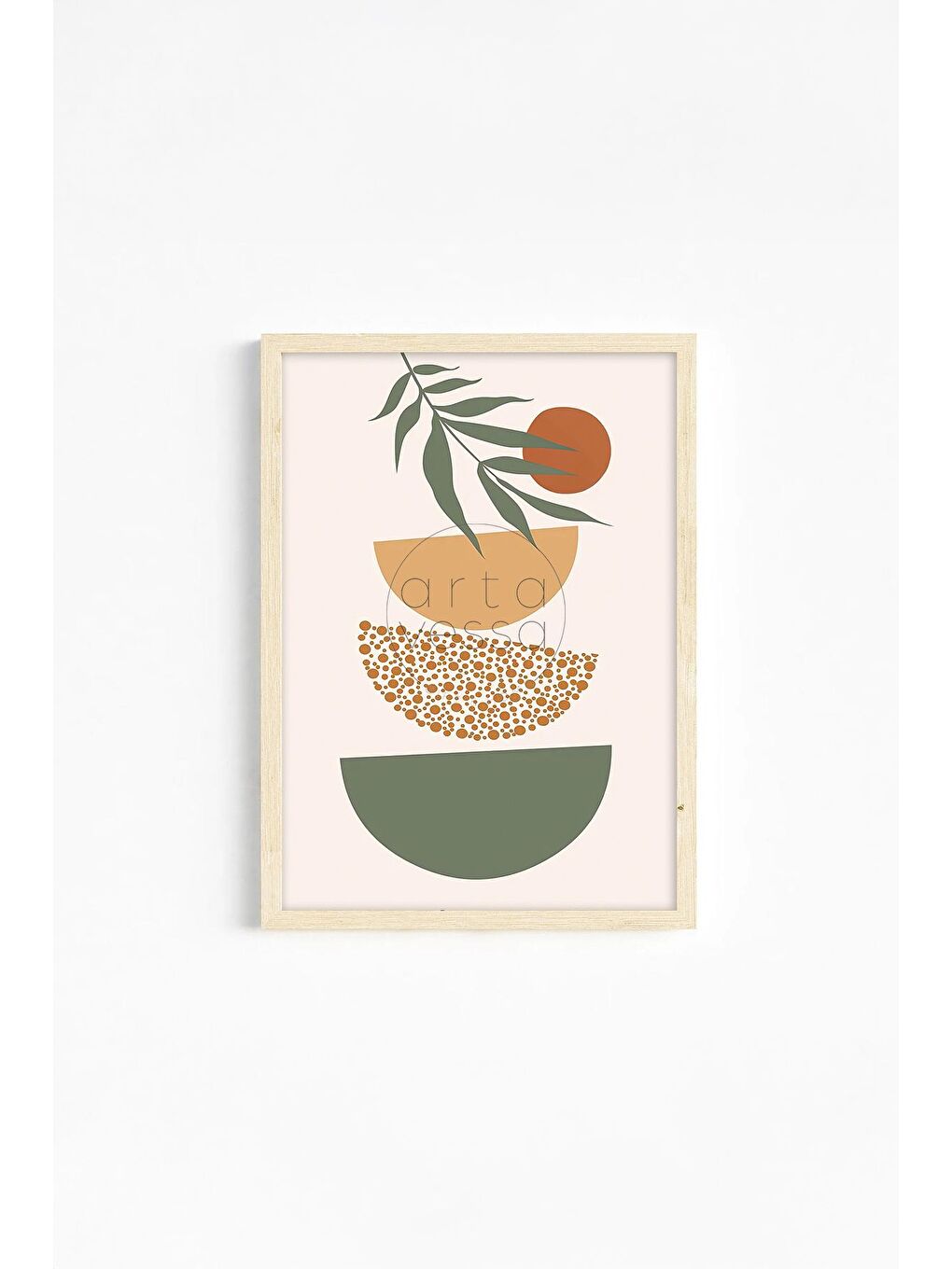 Beyaz Gerçek Ahşap Çerçeveli 3 Parça 3D Poster Tablo Seti 33x48 cm - ERSY3SET25-1