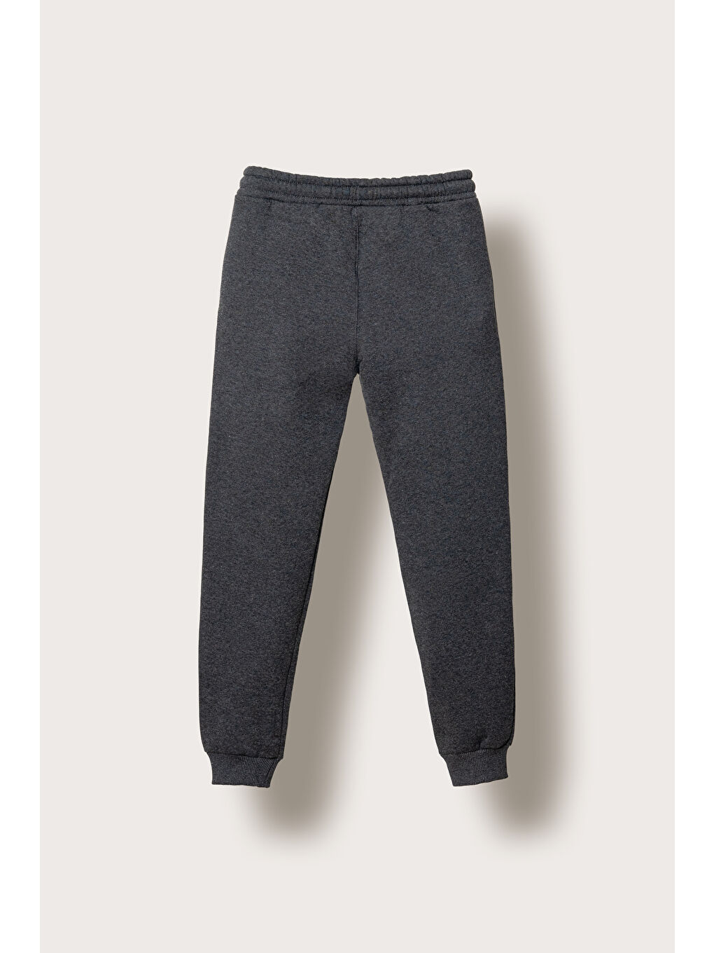 Antrasit 3 İp  Fermuarlı Basic Erkek Çocuk Eşofman Altı-1