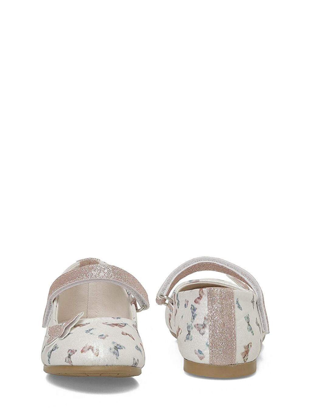Bej BUTY.P6FX Krem Kız Çocuk Babet-4