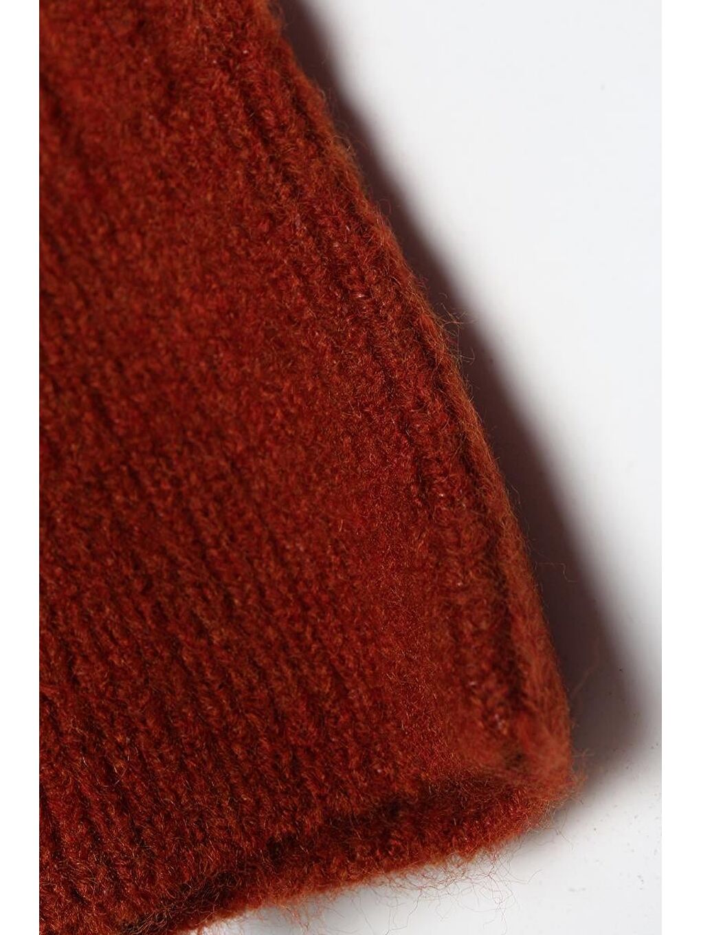 Kahverengi Açık Kahve-Fitil Örgülü Triko Tunik-5