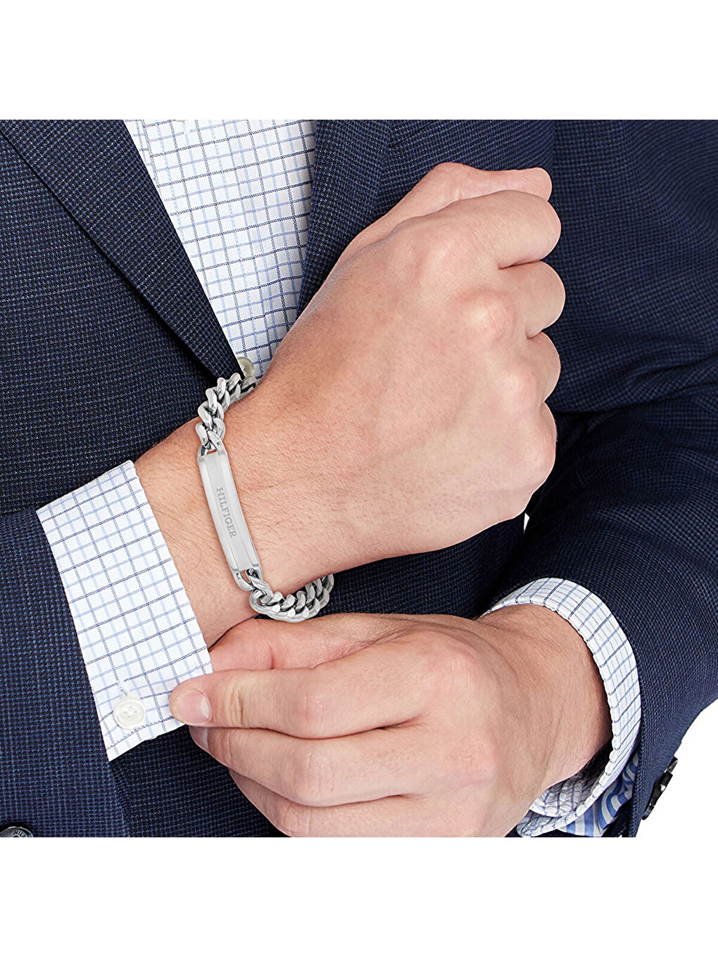 Gri THJ2790579 Erkek Bileklik-1