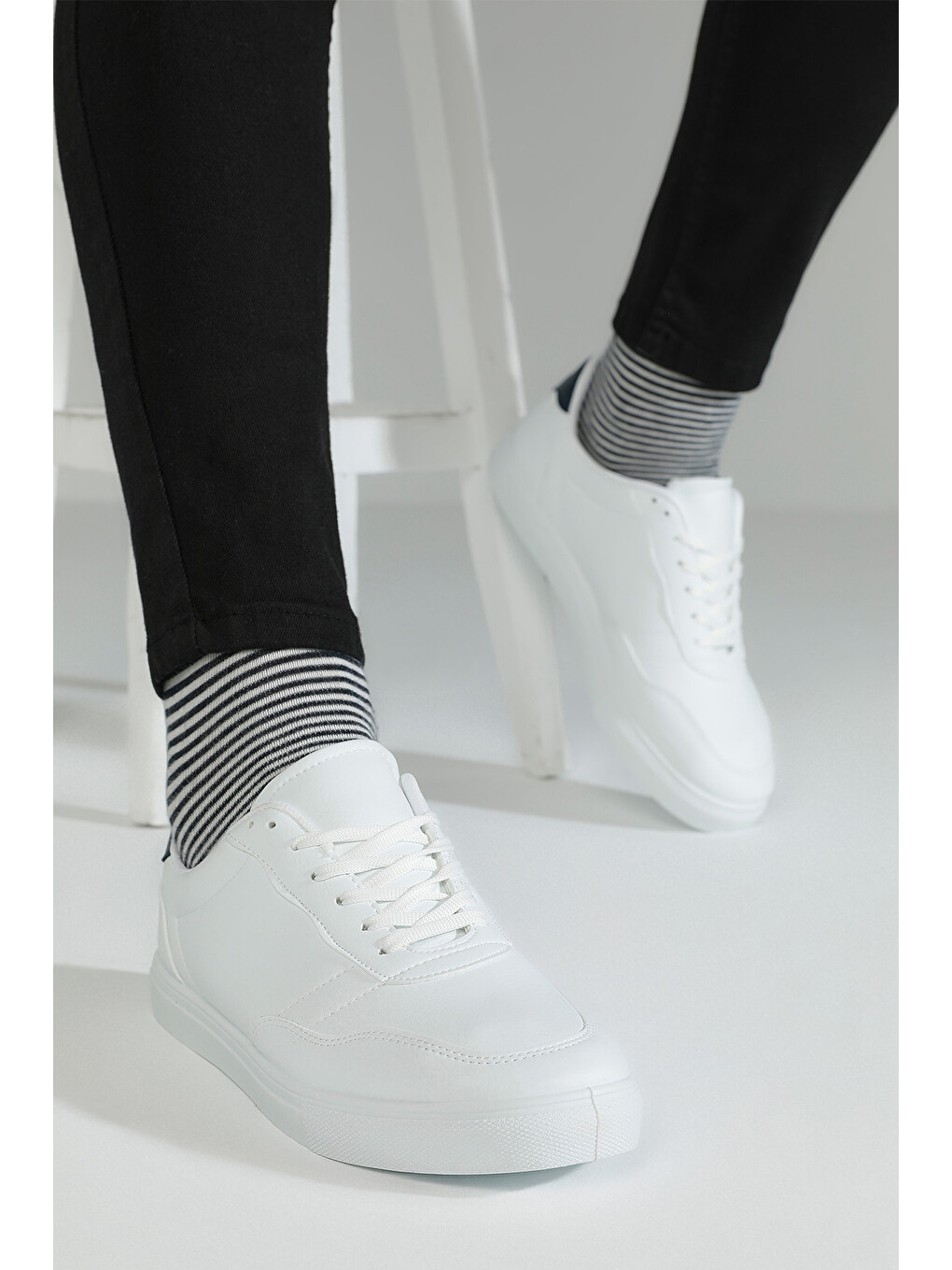 Tompkıns Pu 2pr Beyaz Erkek Sneaker-1