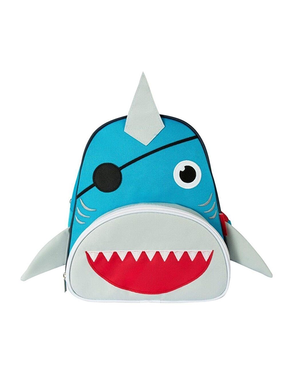 Karışık Çocuk Köpek Balığı Desenli Anaokul Kreş Sırt Çantası-1