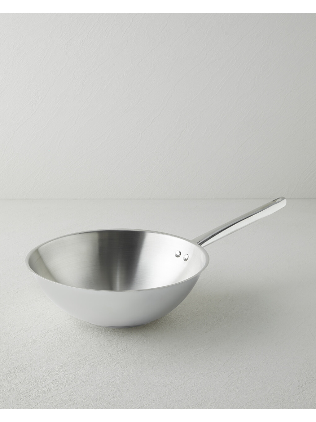 Gri Glow Çelik Wok Tava 28 Cm Silver