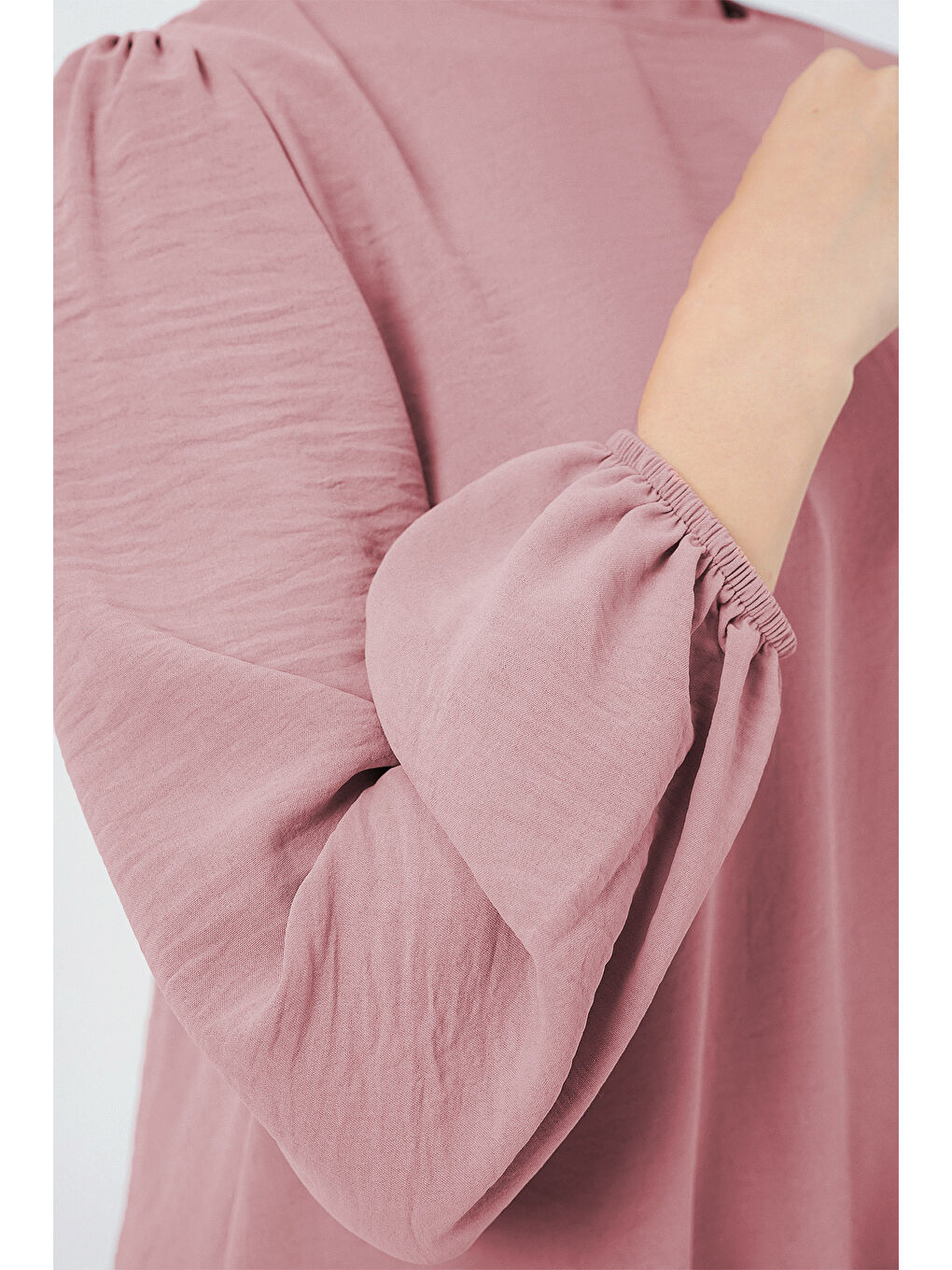 Pembe Ayrobin Tunik Pantolon Alt Üst Takım 6712 - Pudra-1