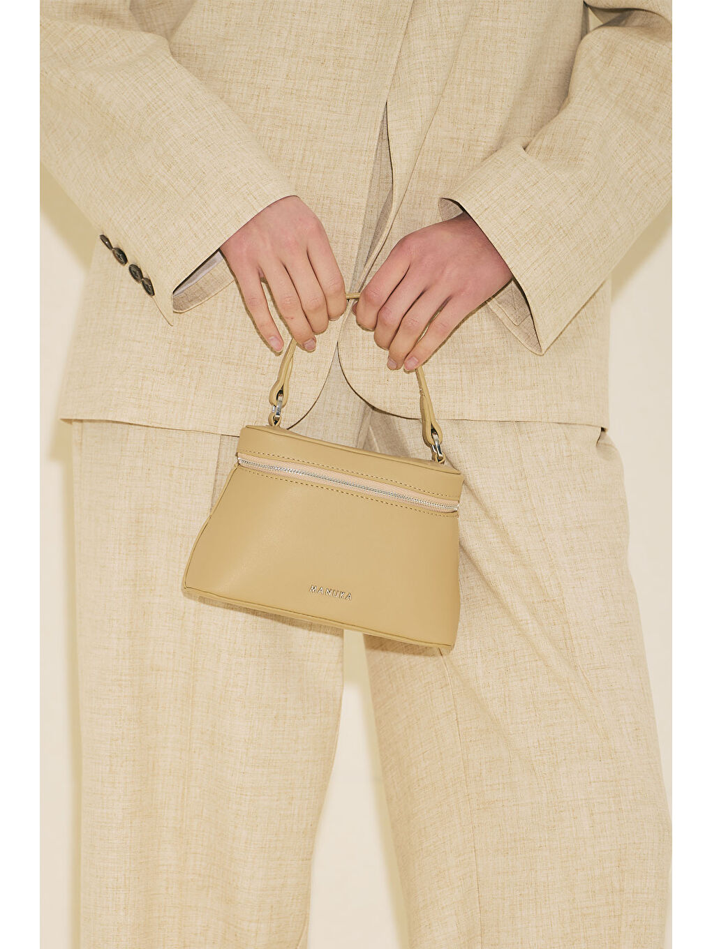 Kahverengi Izzy Mini Çanta Toprak-9