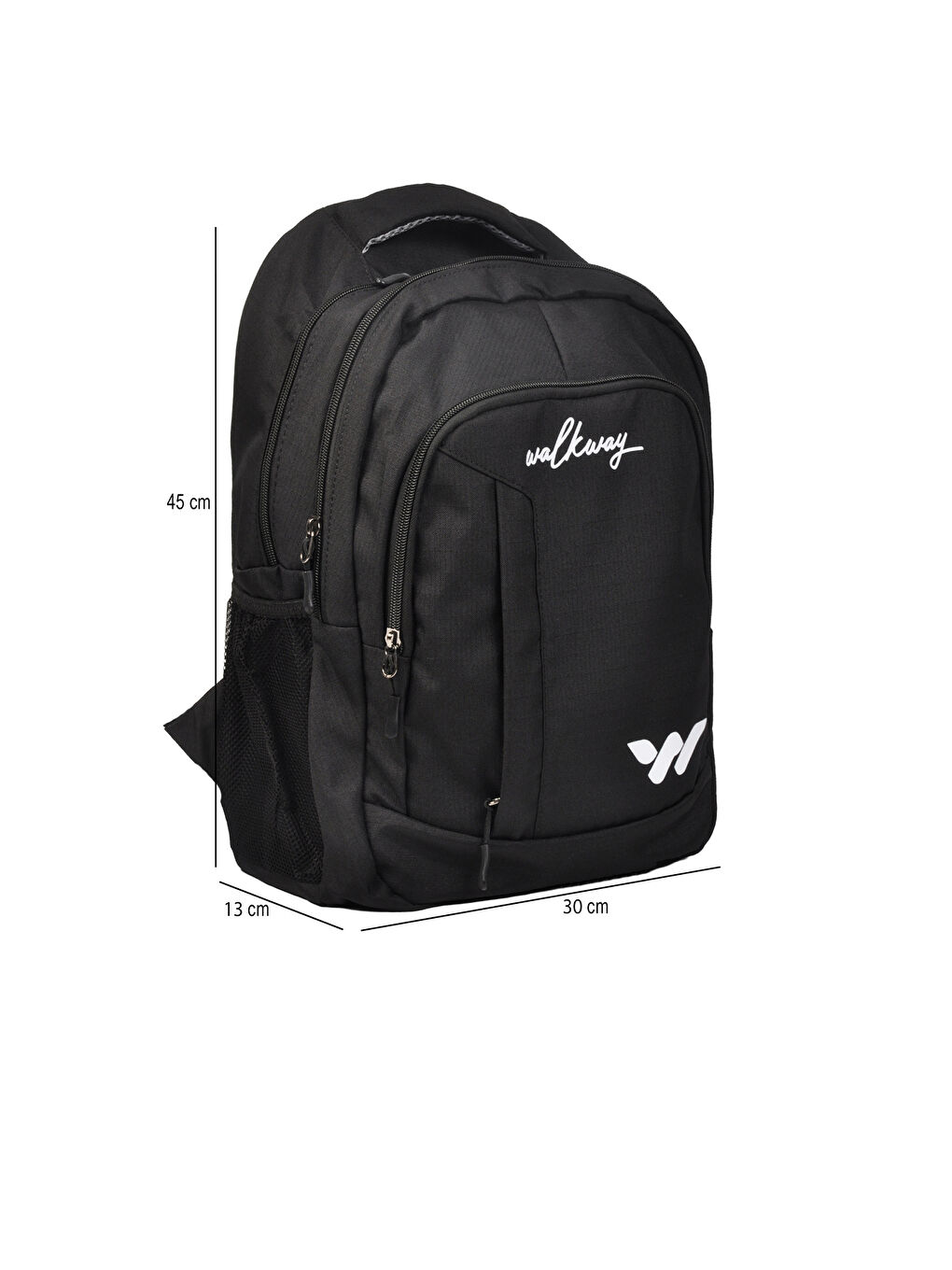 Siyah Beyaz Unisex Sırt Çantası Kupra