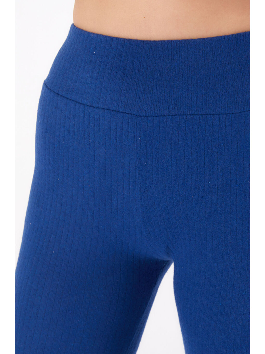 İspanyol Paça Spor Pantolon Lacivert - 26316-4