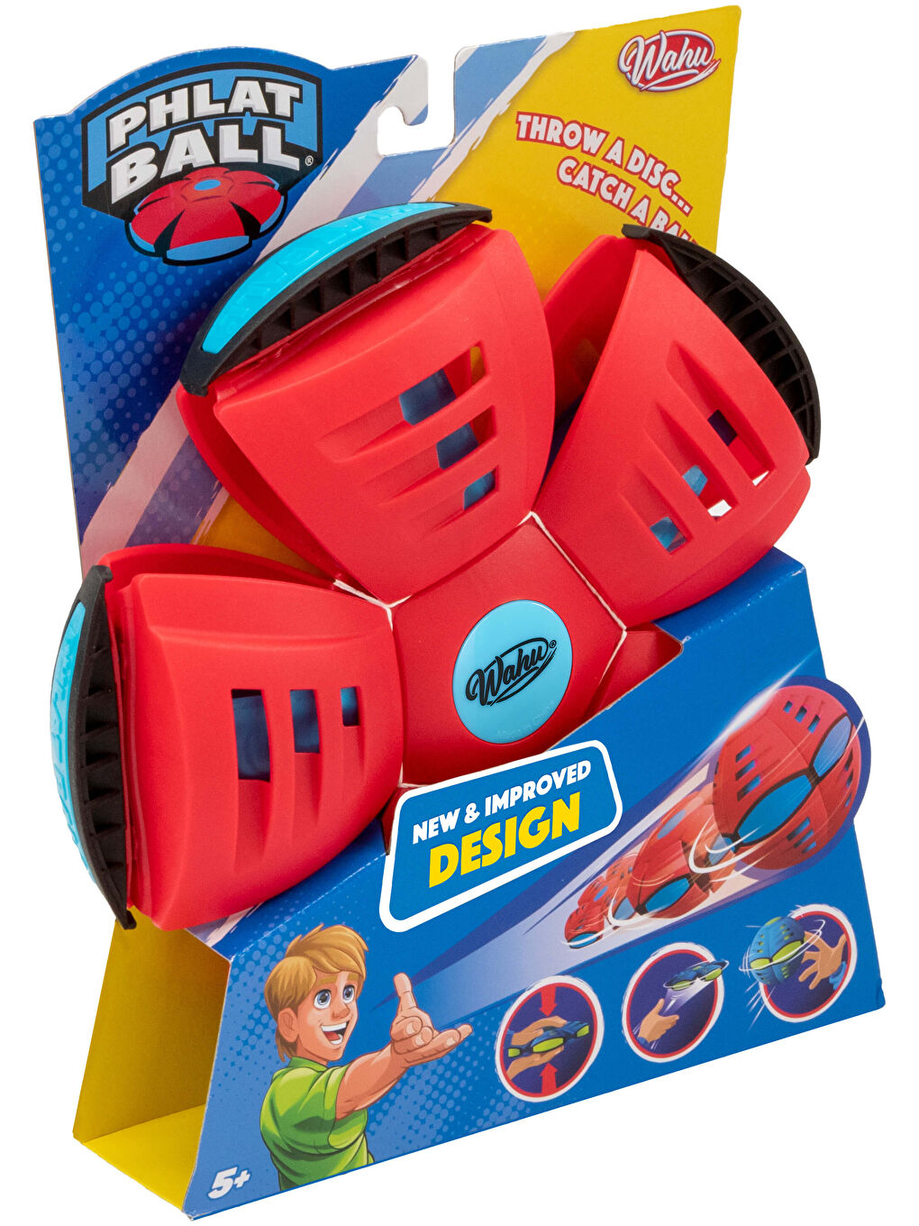 Kırmızı - Yeni Tasarım Topa Dönüşen Frizbi-1