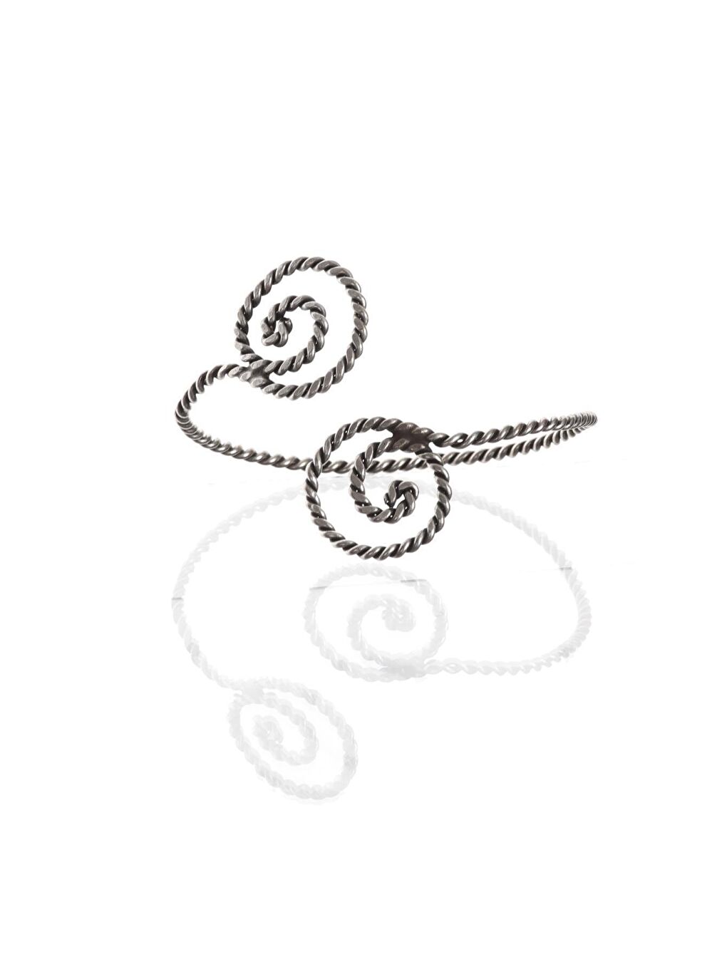 Karışık Antik Gümüş Kaplama Ayarlanabilir Dolama Model Spiral Formlu Pazu Bandı & Üst Kol Aksesuarı