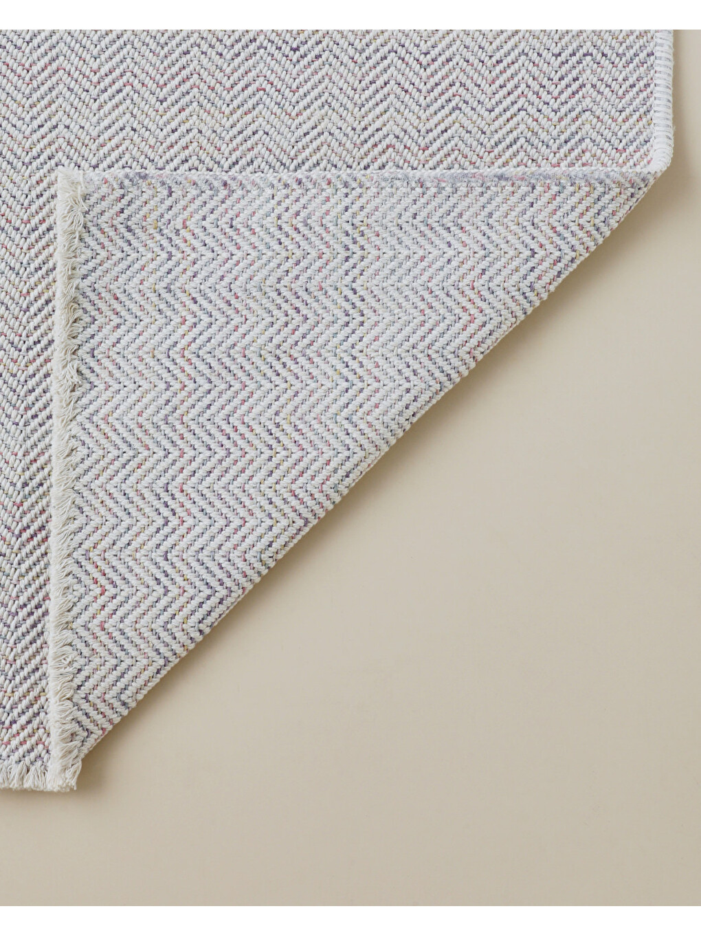 Beyaz Perlina Dokuma Kilim 80x150 Cm Multicolor-1