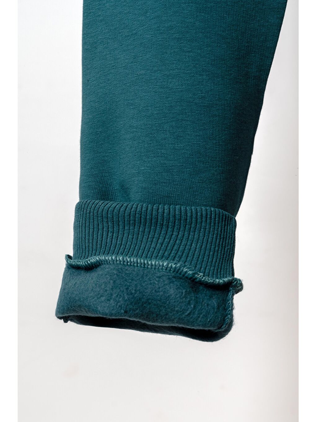 Yeşil 3 İp Basic Erkek Çocuk Eşofman Altı-4