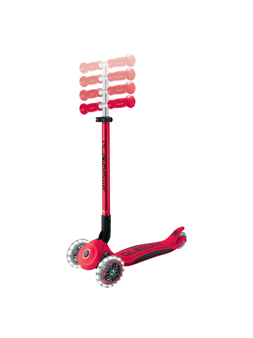 Elite Deluxe Işıklı Scooter Kırmızı 439-602-7