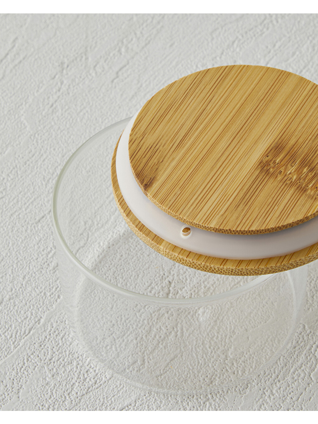Renksiz Sunwake Cam-bambu 4'lü Kahvaltılık 18x18 Cm Şeffaf-3