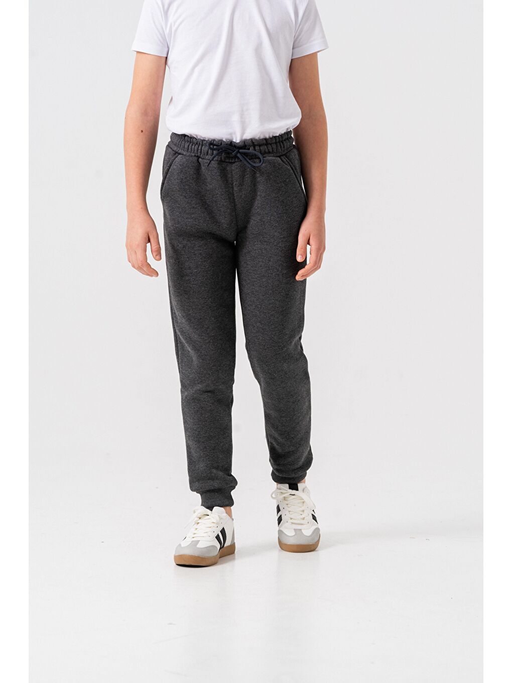 Antrasit 3 İp Basic Erkek Çocuk Eşofman Altı-1