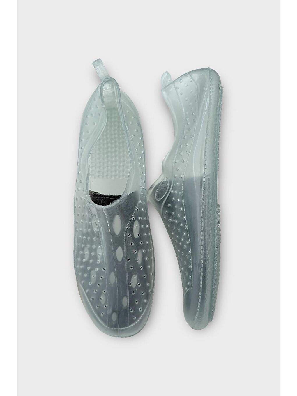 Gri Unisex Deniz Ayakkabısı Kaymaz Taban Havuz Plaj Rafting Sandaleti Grİ-4