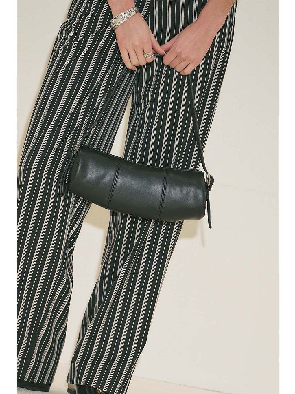 Morgan Oval Çanta Siyah-7