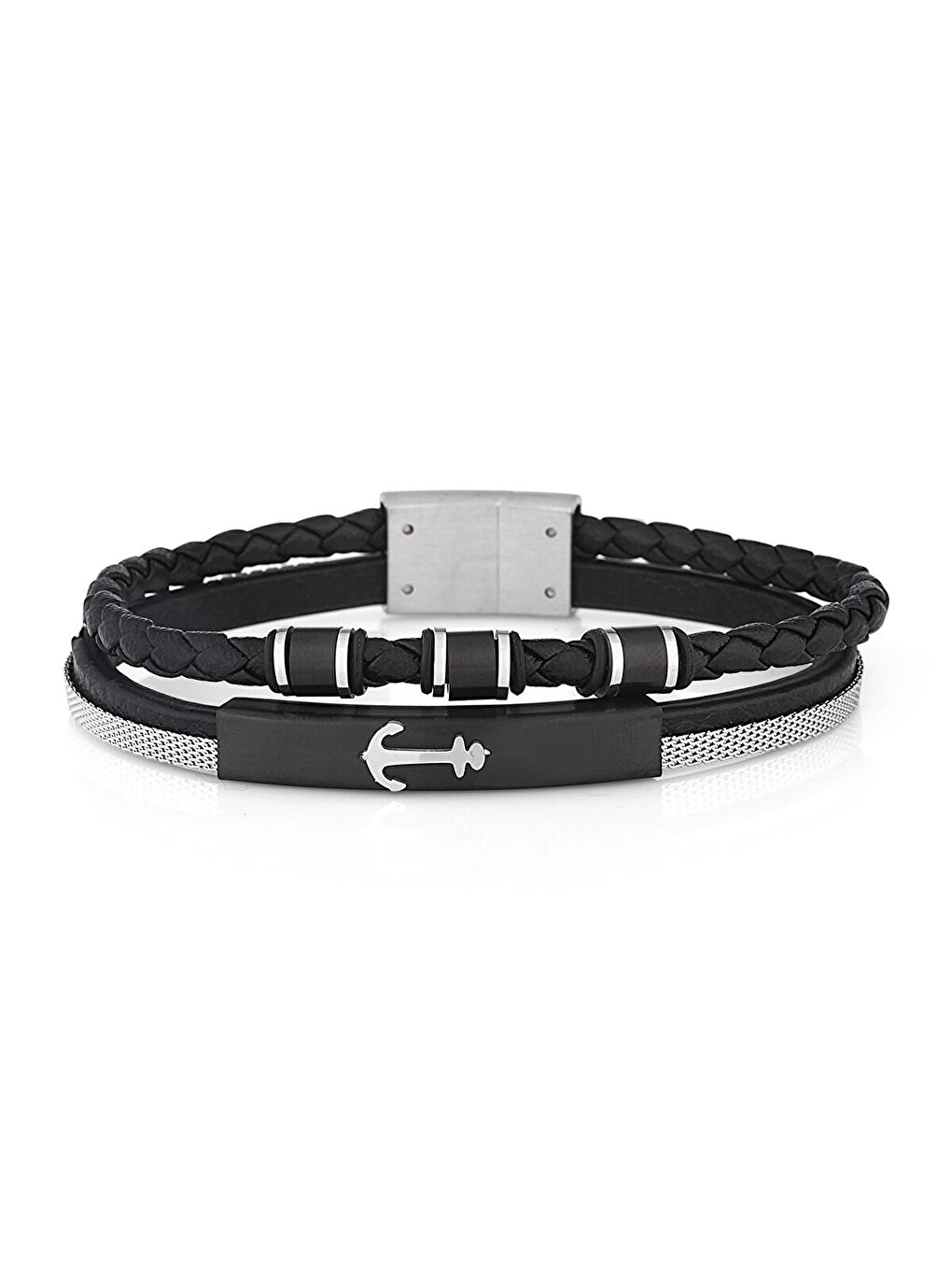 Siyah JWQG3011 Erkek Bileklik