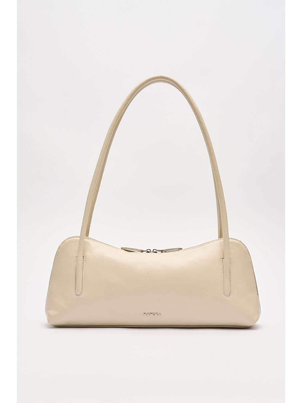 Bej Kera Baget Çanta Taş-1