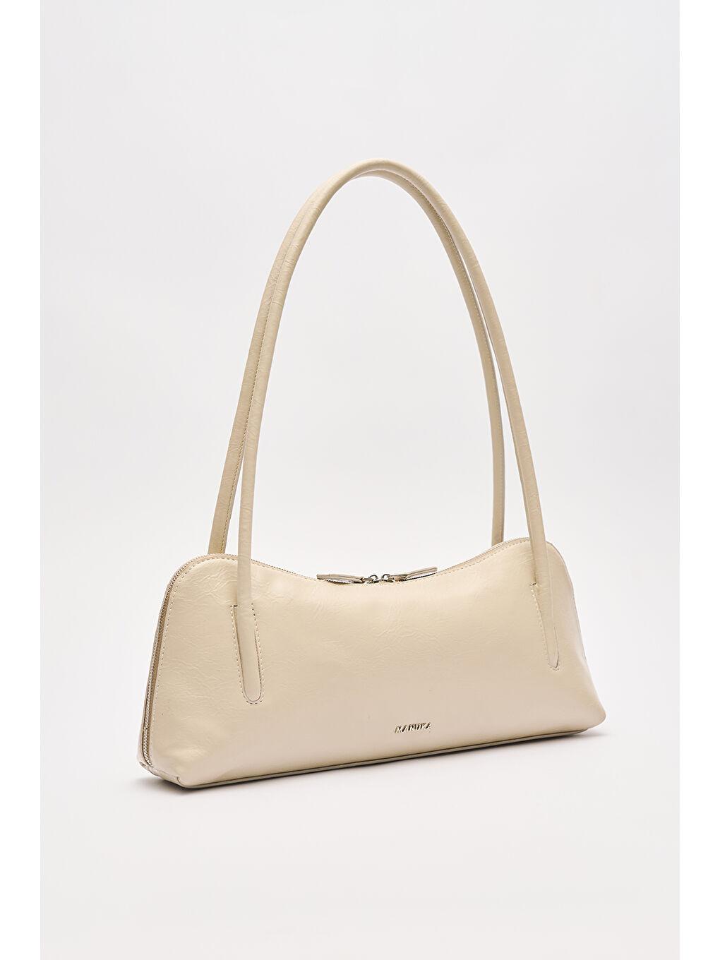 Bej Kera Baget Çanta Taş-2